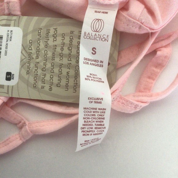 BALANCE COLLECTION BY MARIKA PINK CAGED TANK NWT S - Picture 11 of 11